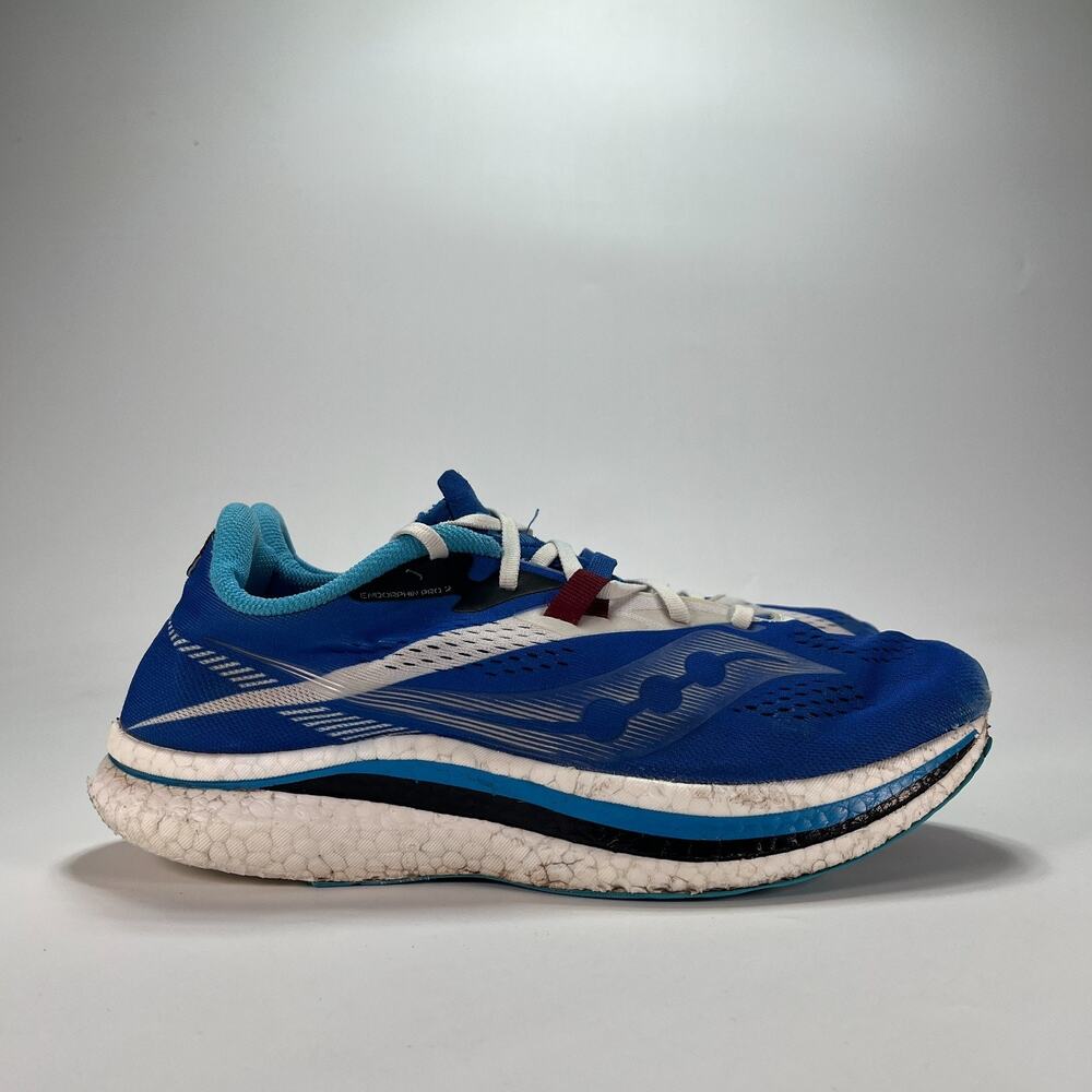 Saucony Endorphin Pro 2 Blue White Running Shoes Sneakers S20687-30 Mens Size 11
